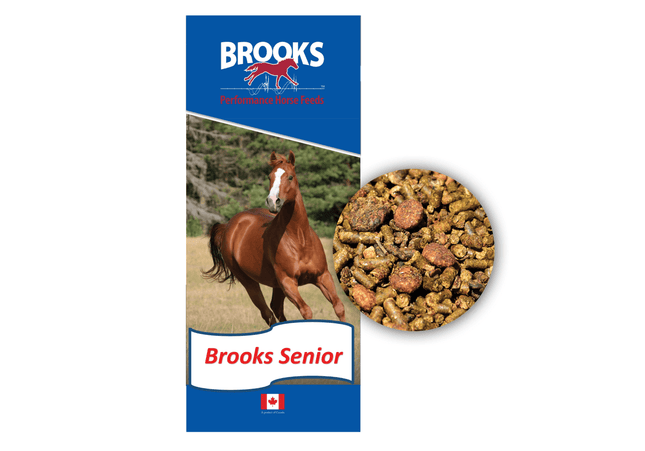 Brooks Senior | Moulée complète pour cheval | Texturée | 20 kg |