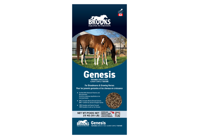 Brooks, Genesis, Moulée complète pour cheval Cubée, 25 kg