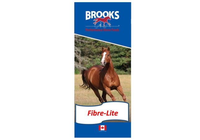 Brooks, Fibrelite, Aliment complet de remplacement de foin, Cubée 25 kg