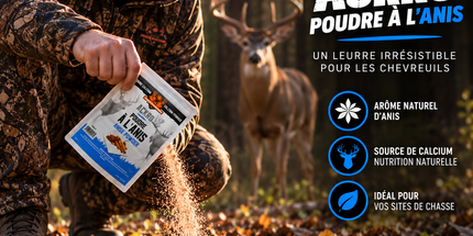 AKCROO - Poudre à l'anis pour chevreuils et orignaux 2kg