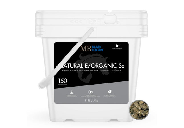 Madbarn Natural E / Organic Se – Soutien antioxydant et musculaire. 5 Kg