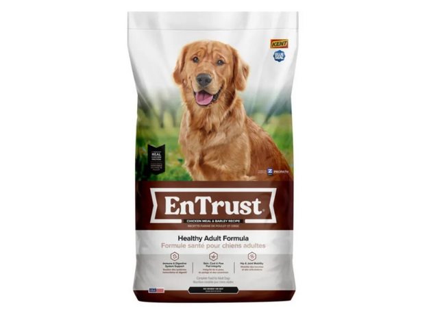 Entrust, Adulte Poulet et Orge. 15.88 KG