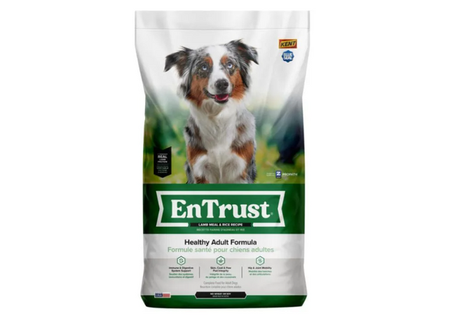 Entrust, Adulte, Agneau et riz, 15.88 kg