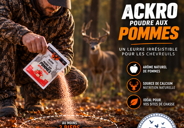 AKCROO - Poudre à l'anis pour chevreuils et orignaux 2kg