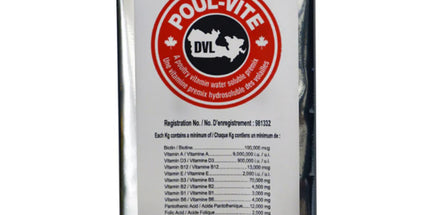 Poul-Vite Vitamines hydrosolubles pour volailles DVL 100g