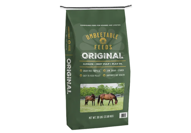 Unbeetable Original – Luzerne + Pulpe de betterave + Huile de lin 50 Lbs