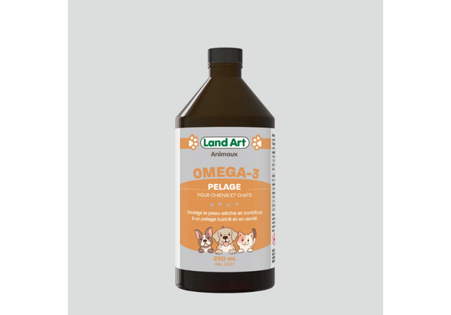 Land Art - Omega - 3 pour chiens et chats 250 ml