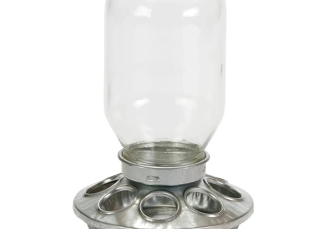 Base de mangeoire pot Mason pour poussins