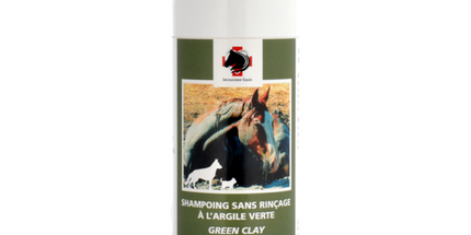 Secourisme Équin Shampoing sans rinçage à l`argile verte 960 ml