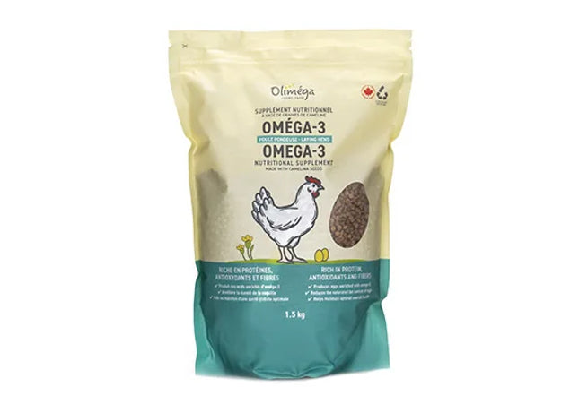 Tourteau caméline , Supplément , Omega 3 , Poule pondeuse 1.5 kg