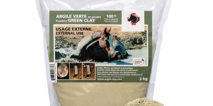 Secourisme Équin Argile verte en poudre - Usage externe 2kg