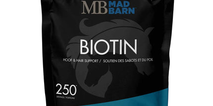 Mad Barn Biotine – Soutien des sabots, peau et pelage. 1 Kg