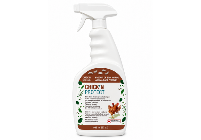 Répulsif naturel CHICK'N PROTECT antiparasitaire pour poules 946ml