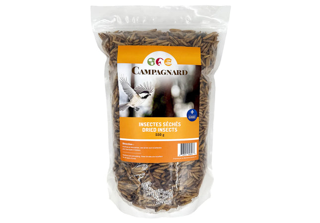 Campagnard - Gâterie d'insectes séchés pour poules 550g