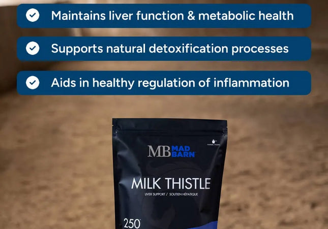 MadBarn Milk Thistle – Soutien Digestif & Métabolique 1 Kg