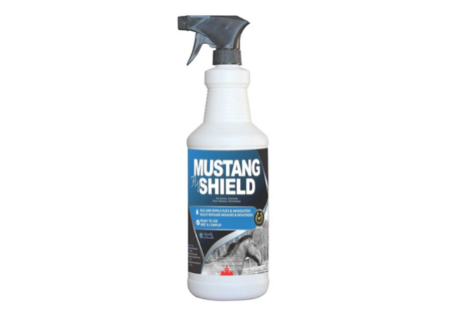 Golden Horseshoe Mustang Fly Shield 1L produit anti mouche